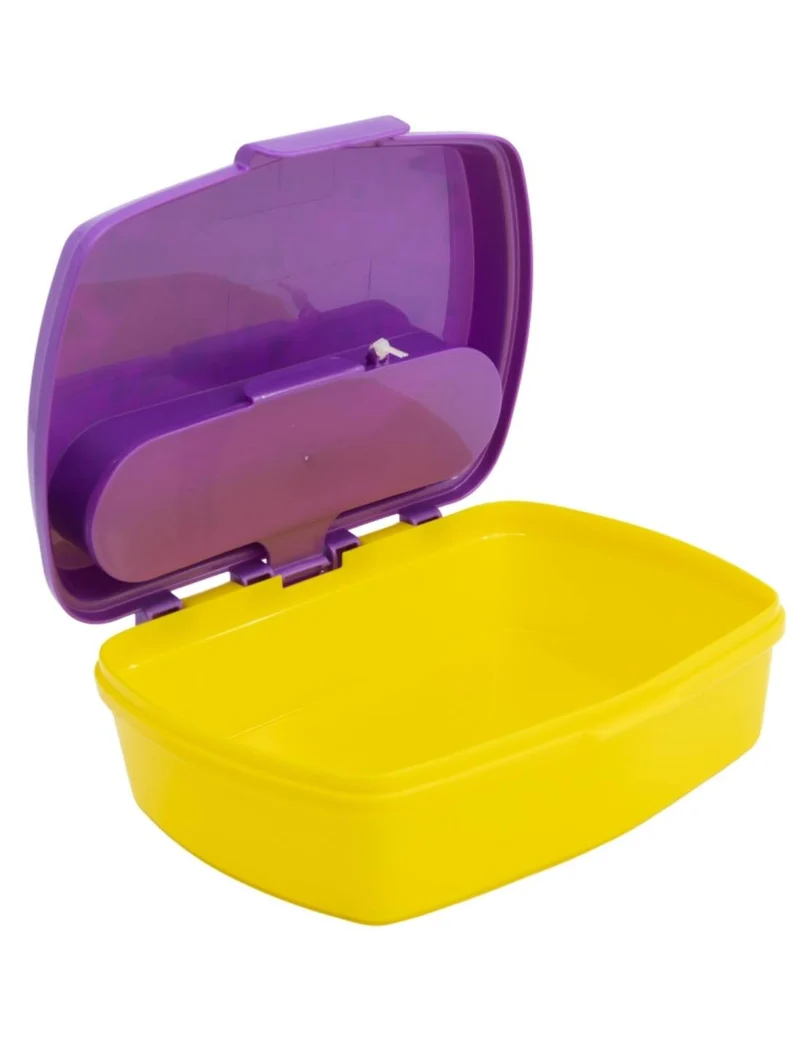 Porta Pranzo In Plastica Con Posate Minnie 17cm