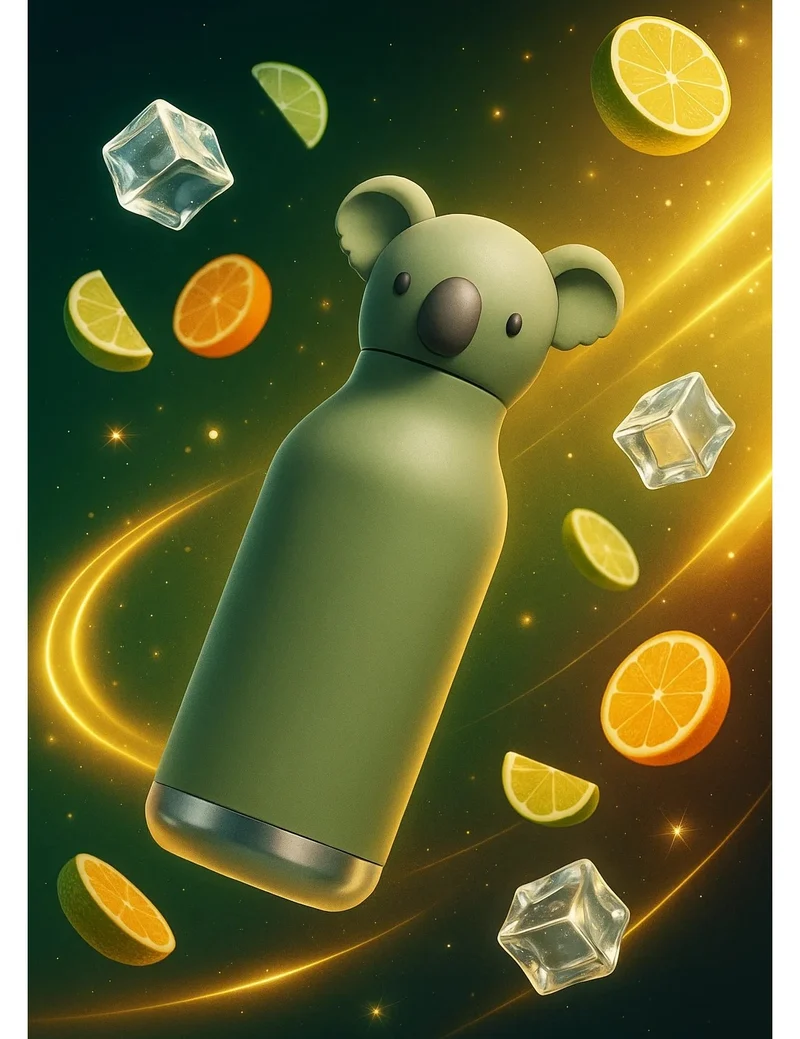 Borraccia Termica In Acciaio Inox Bestie Bottle Koala 460ml