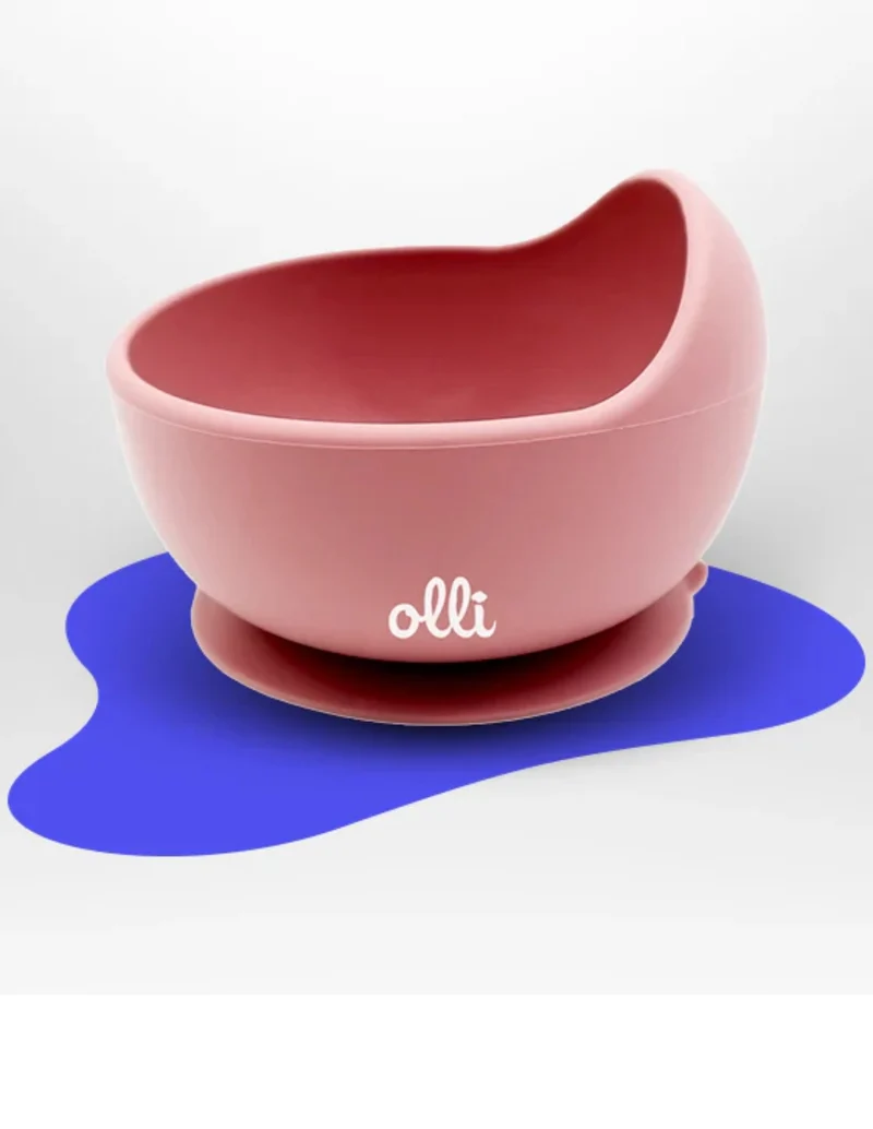Ciotola In Silicone Rosa Scuro Olli