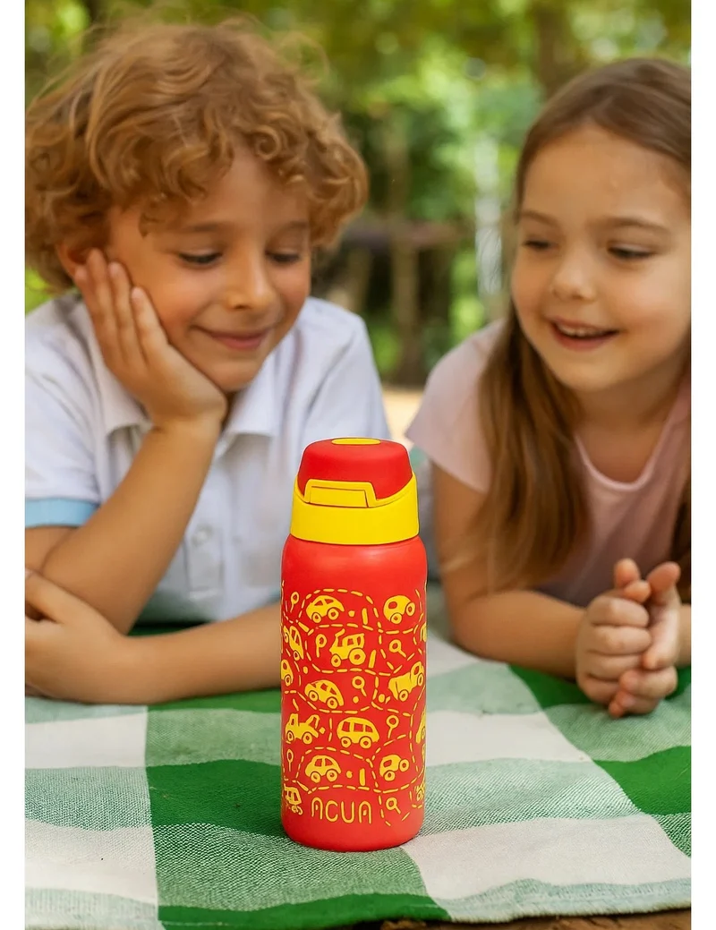 Borraccia Termica In Acciaio Inox Acua Kids Macchine 350ml