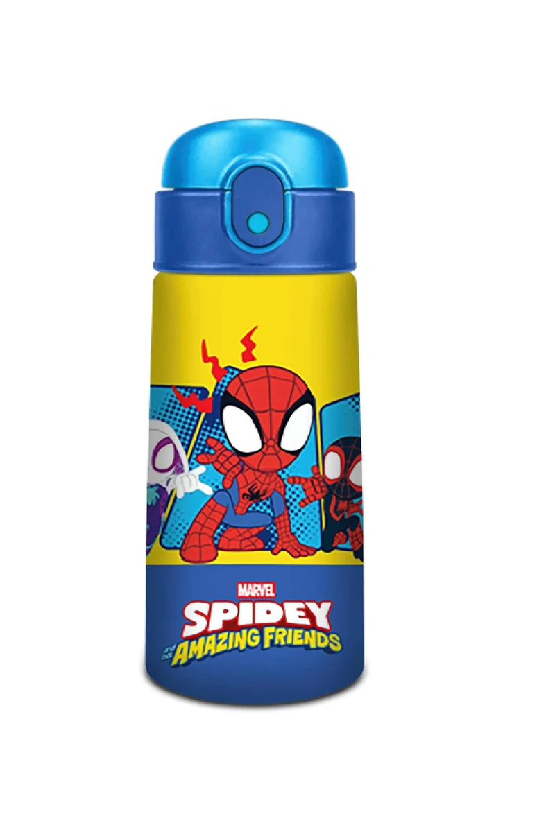 Borraccia Termica In Acciaio Inox 350ml Con Tappo 3D Spidey And His Amazing Friends
