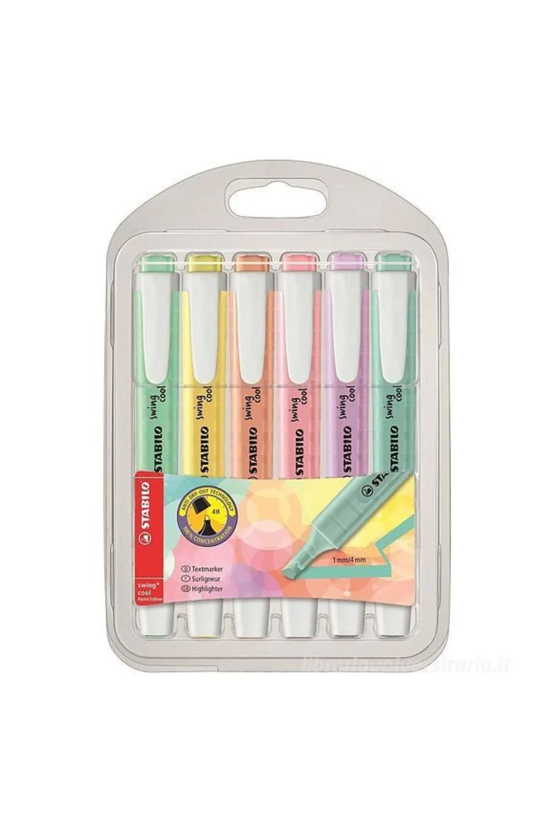 Stabilo Swing Cool Colori Pastello 6pz