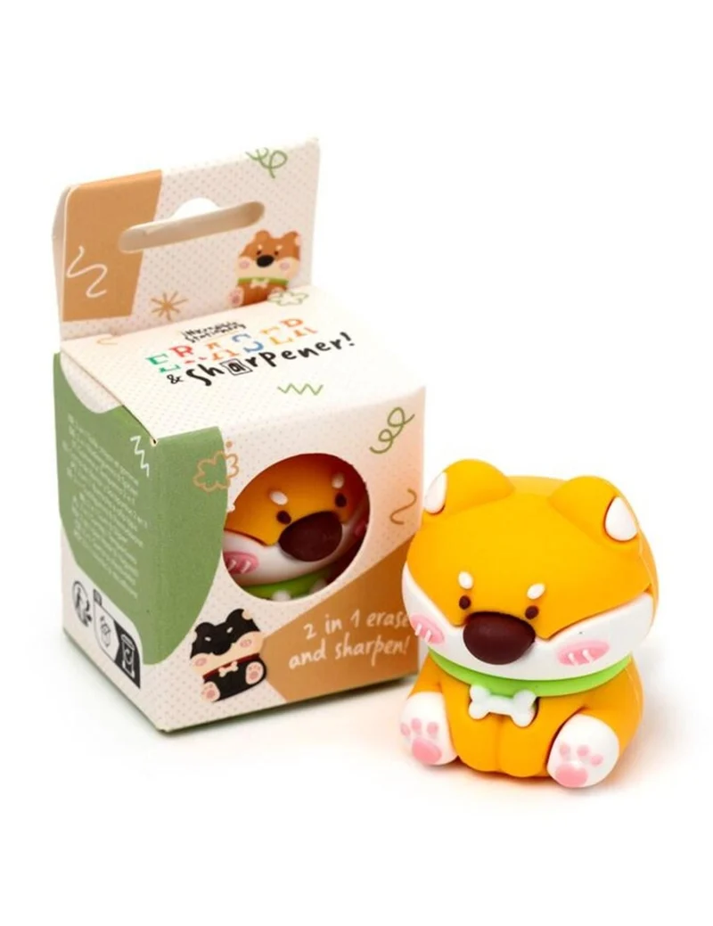 Temperamatite 2 in 1 Con Gomma Cane