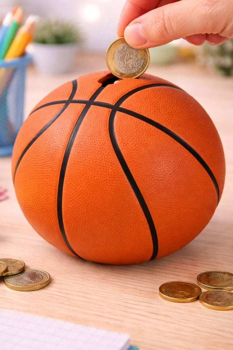 Salvadanaio In Plastica Basketball iTotal