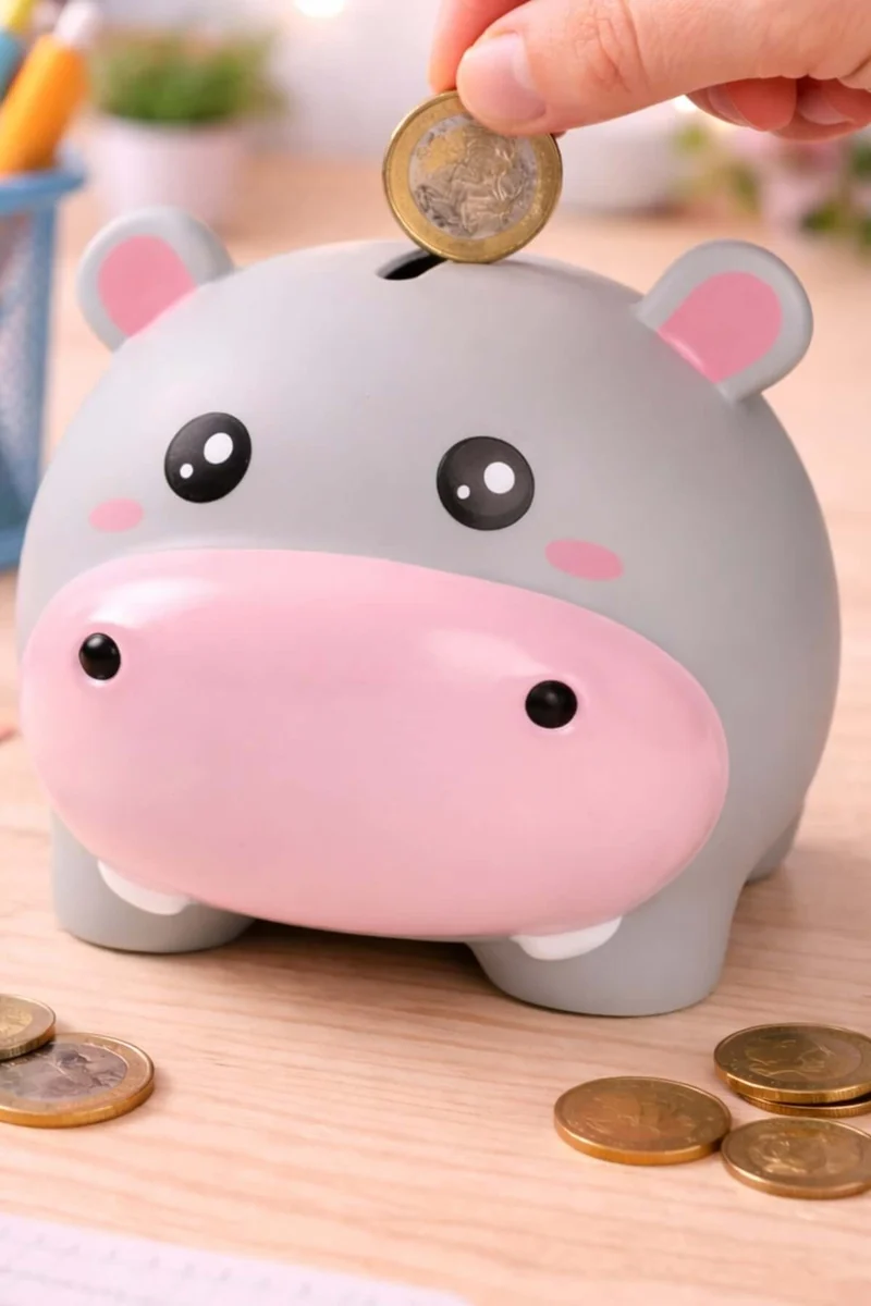 Salvadanaio In Plastica Hippo iTotal
