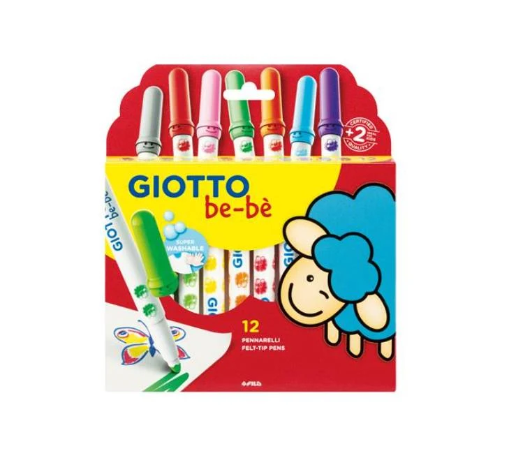 Super Pennarelli Lavabili Giotto Be-bè 12pz