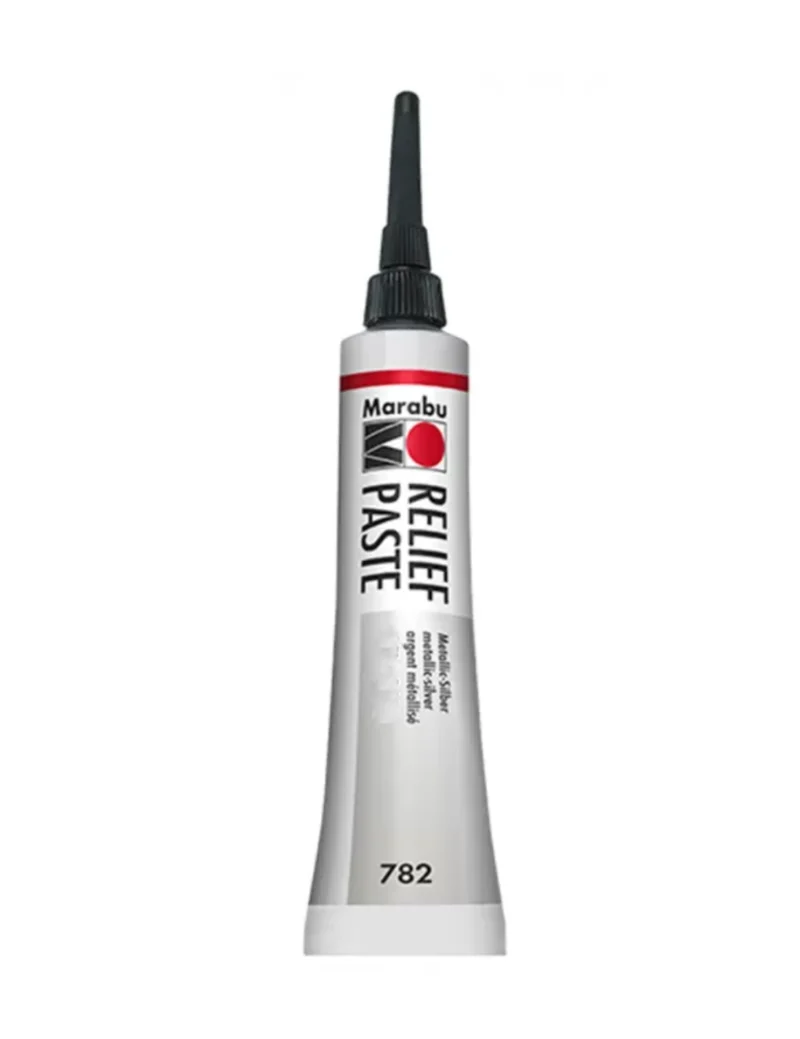 Pasta Per Contorno Vetri In Tubo Argento Metallizzato 20ml