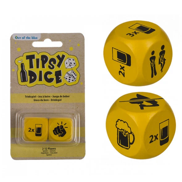 Coppia Di Dadi 6 Facce Gioco Da Bere Alcolico