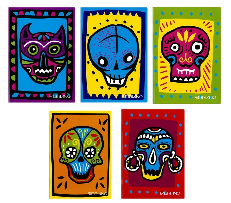 Fabriano Maxi Quaderno A4 Skull Art