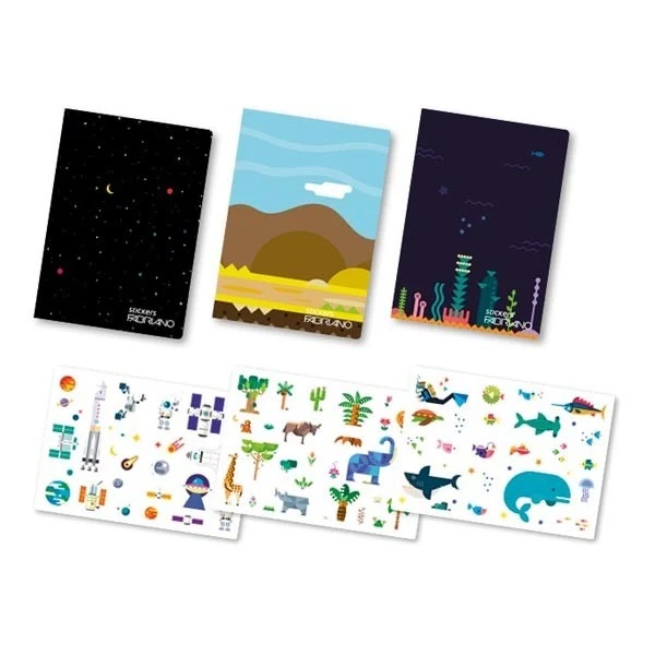 Fabriano Maxi Quaderno A4 Stickers