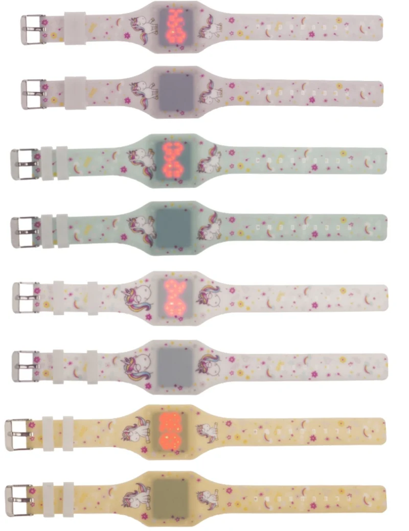 Orologio Da Polso in Silicone Unicorno