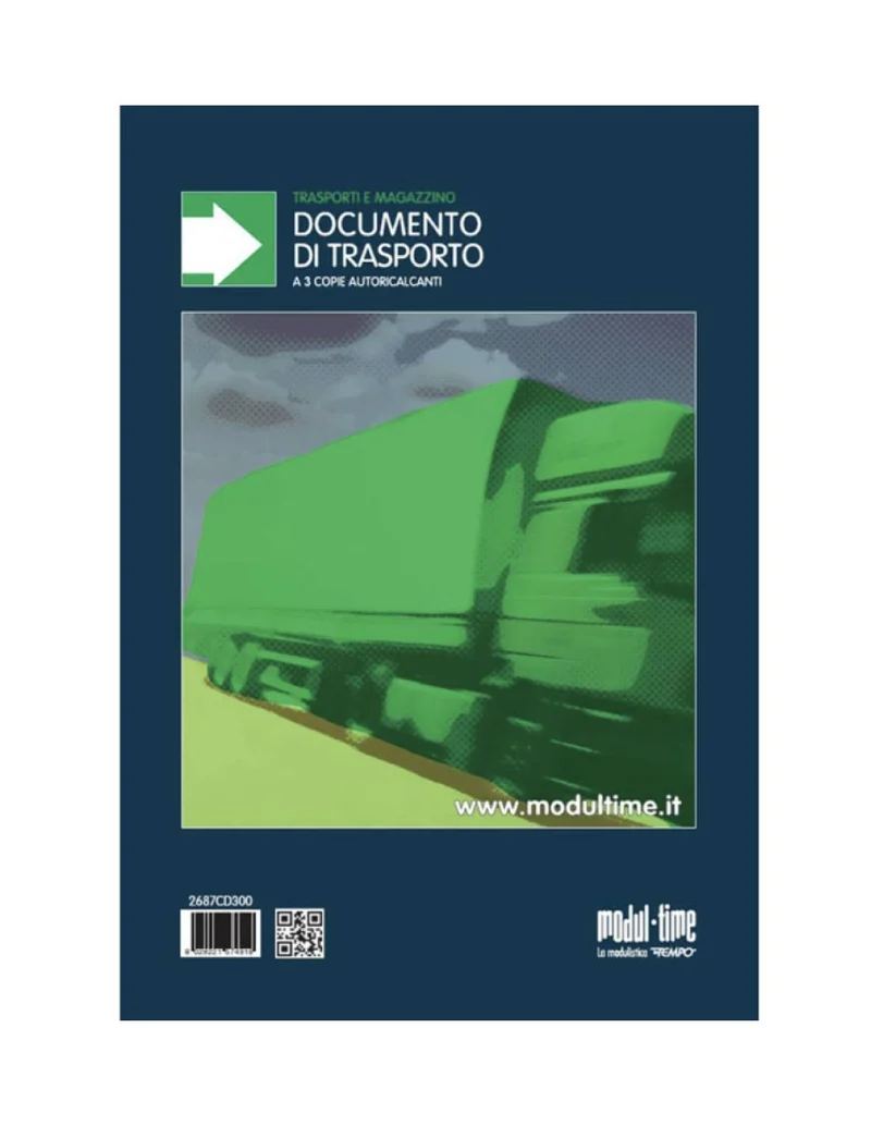Blocco Documento di Trasporto DDT A4 Triplice Copia