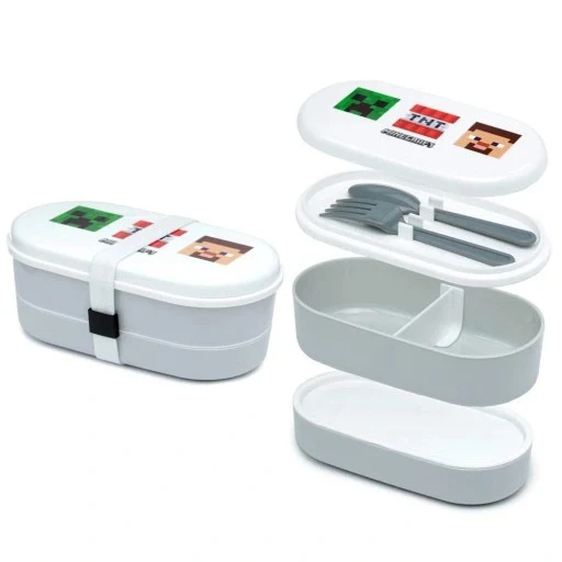 Portapranzo Termico Bianco Minecraft