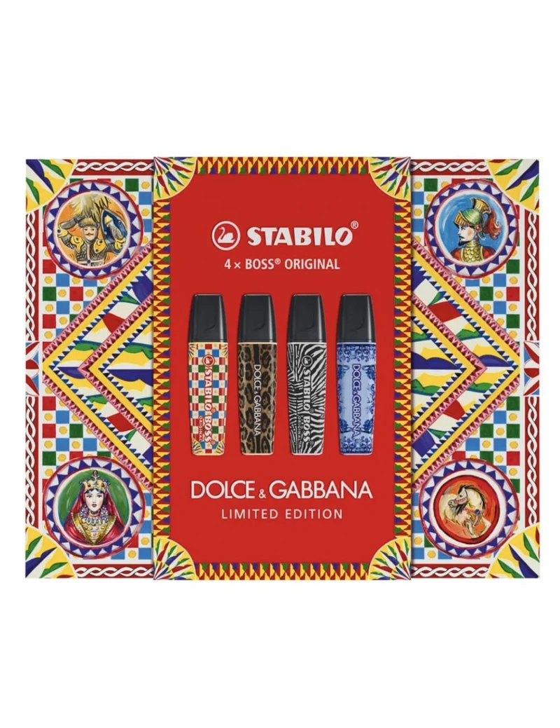 Evidenziatori Stabilo X D&G Limited Edition Cofanetto Regalo 4pz