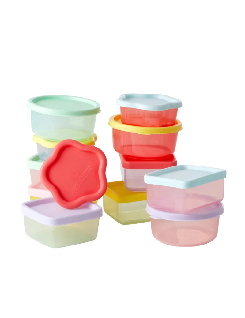 Rice Set 12pz Contenitori Per Alimenti In Plastica 7cm