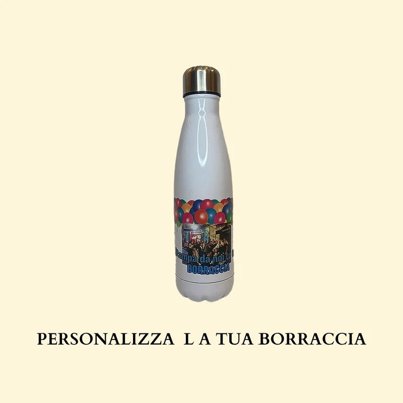 Borraccia Termica In Acciao Inox 500ml Personalizzabile Con Stampa Sublimata
