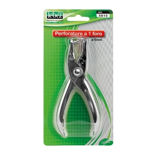 Perforatore A Pinza Per Fogli Di Carta E Cartoncino Foro Ø6mm