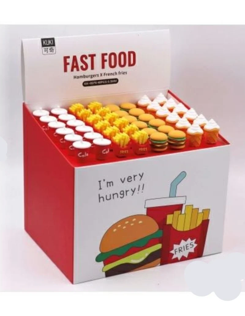 Penna Gel Fast Food In Silicone
