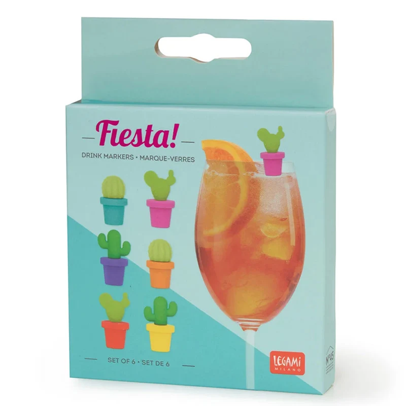 Set Catus Segnabicchieri 6pz