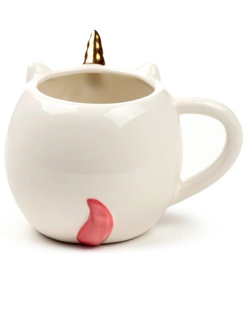 Tazza In Ceramica Unicorno Arcobaleno Incantato 560ml