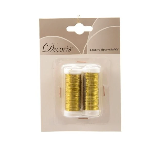 Filo di Ferro Oro 2pz 6mt