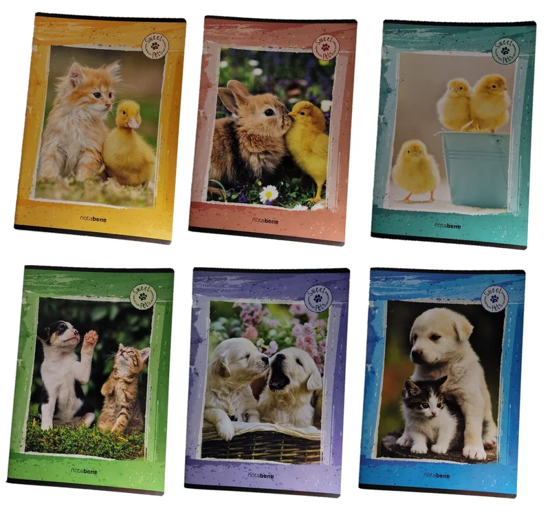 Sweet Pets Maxi Quaderno A4 Animali 1A