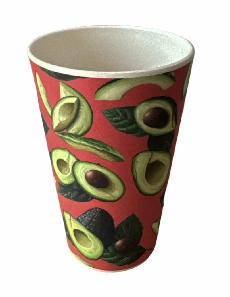 Tazza In Fibra Di Bambù Avocado