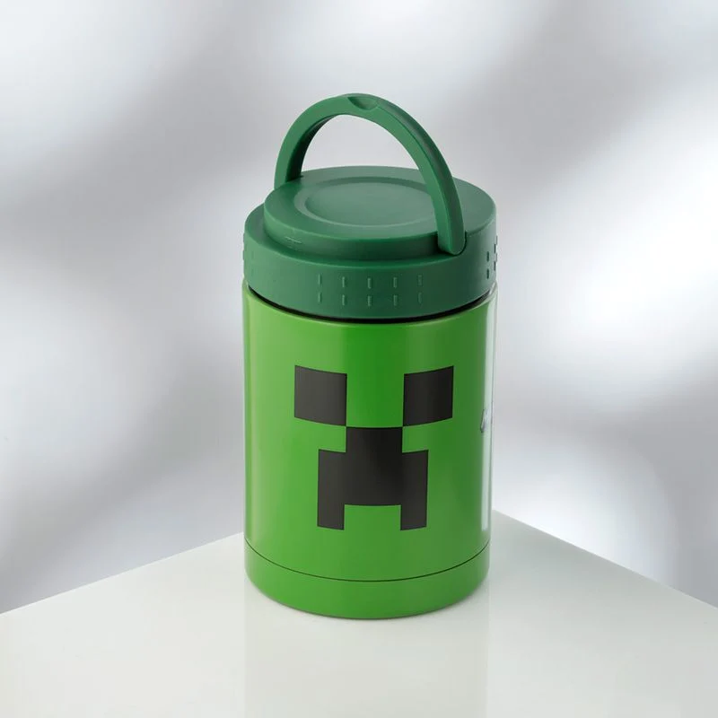 Portapranzo Termico Minecraft Verde Creeper
