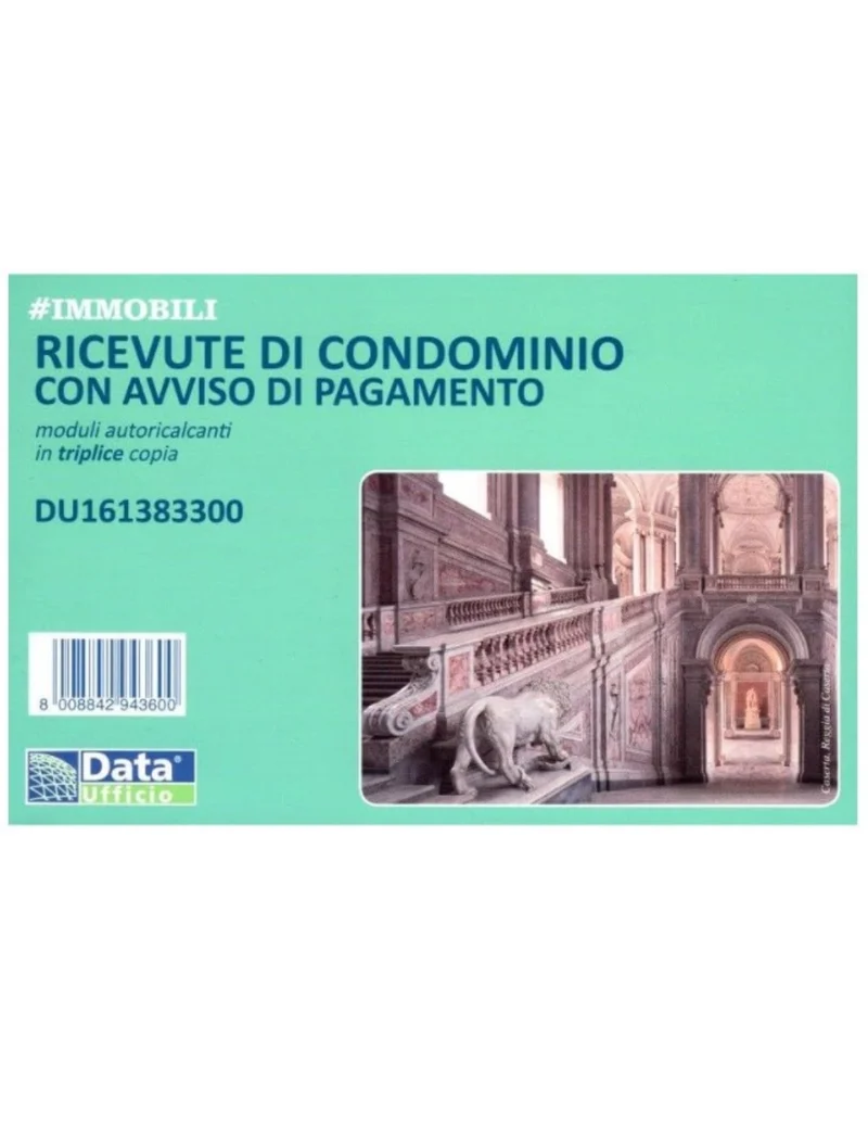 Blocco Ricevuta Di Condominio A 3 Copie Autoricalcanti