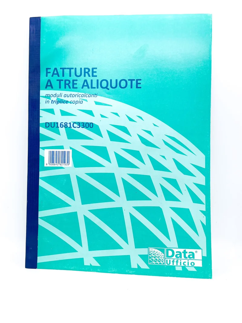 Libro Fatture Tre Aliquote A4 A Triplice Copia