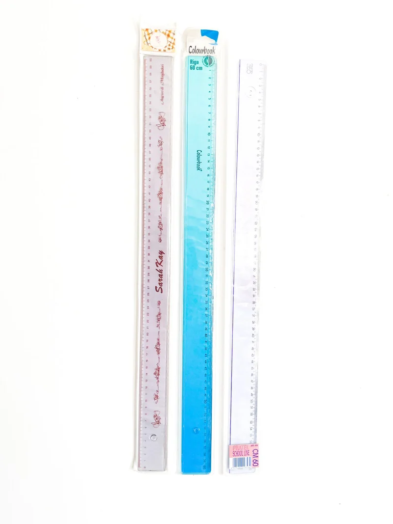Riga In Plastica 60cm Colori Assortiti