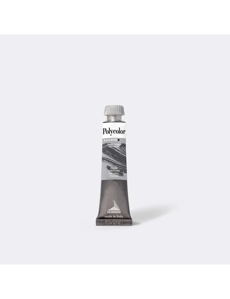 Polycolor 020 Maimeri Bianco Zinco Tempera Vinilica 20ml