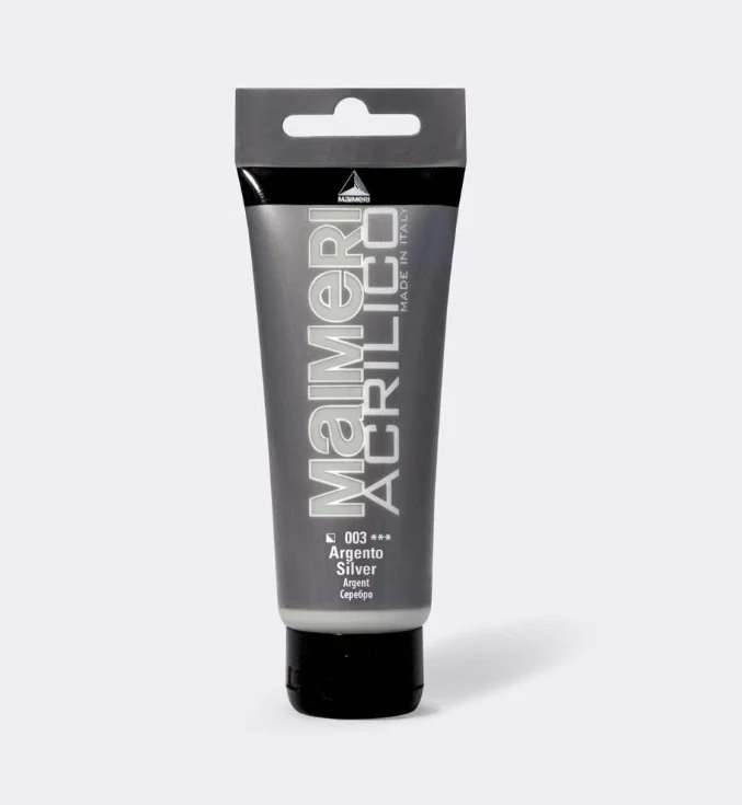 Maimeri Vernice Acrilica Argento 75ml