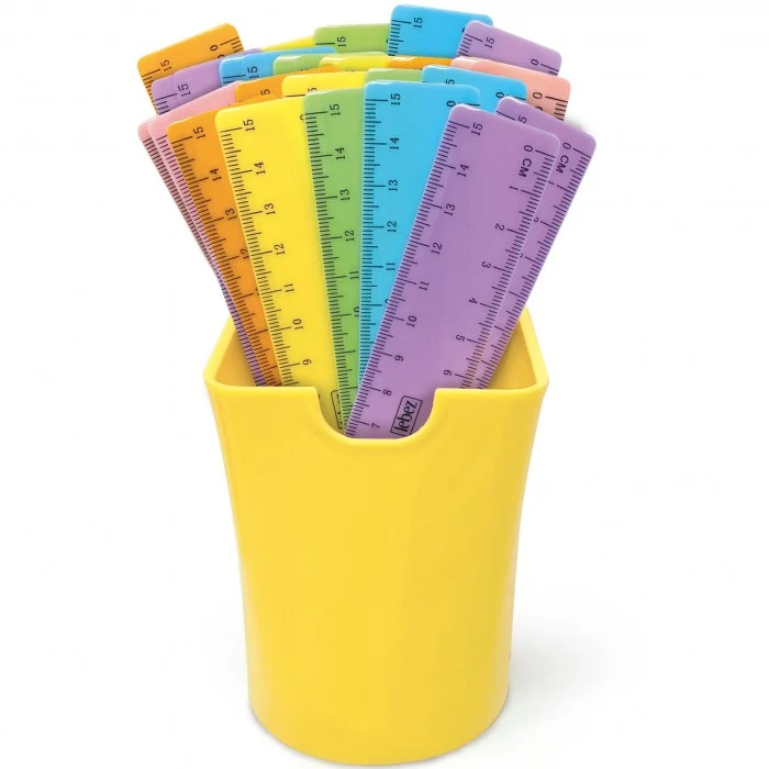 Lebez Righello In Plastica 15cm Colori Pastello