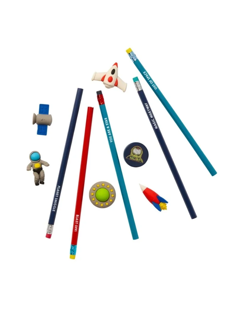 Set Cancelleria Tema Spazio 11pz