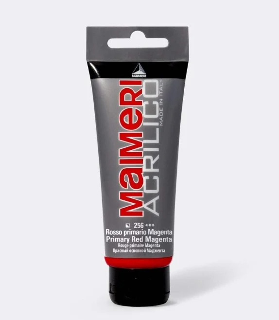 Maimeri Vernice Acrilica Rosso Primario Magenta 75ml