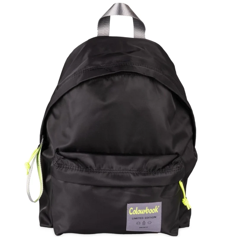 Colourbook Zaino Ovale Satin Nero