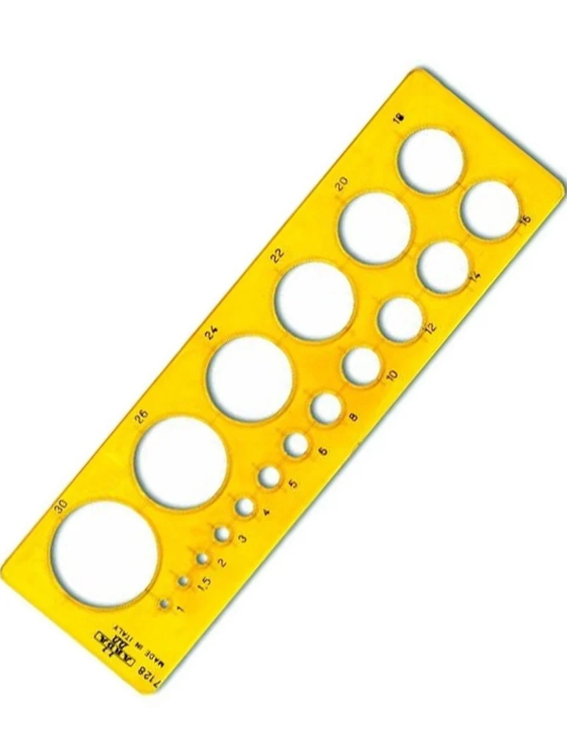 Maschera Per Cerchi In Plastica 1-30mm