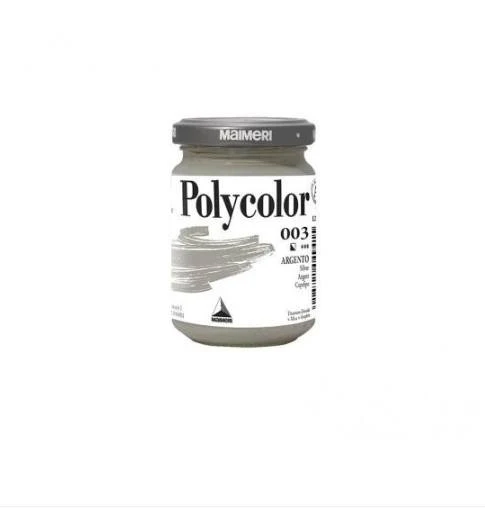 Polycolor 003 Maimeri Argento Tempera Vinilica 140ml