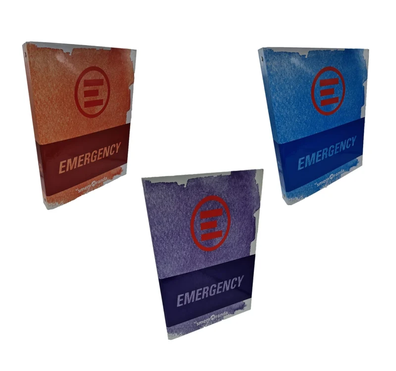 Raccoglitore 4 Anelli Smemoranda Emergency