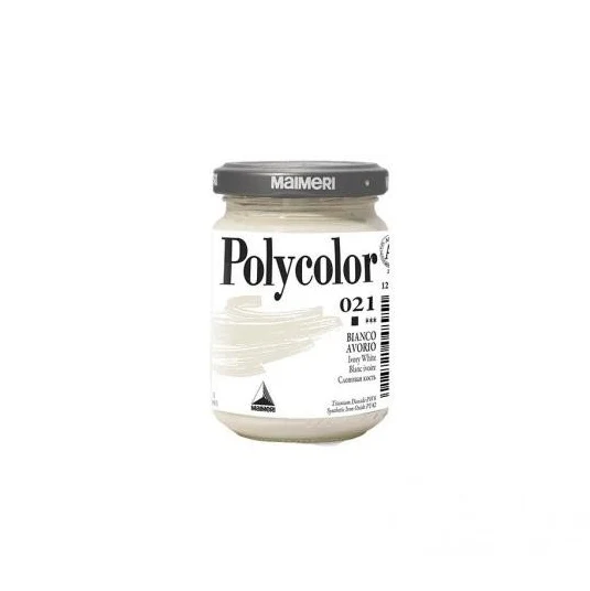 Maimeri Polycolor 021 Bianco Avorio Tempera Vinilica 140ml