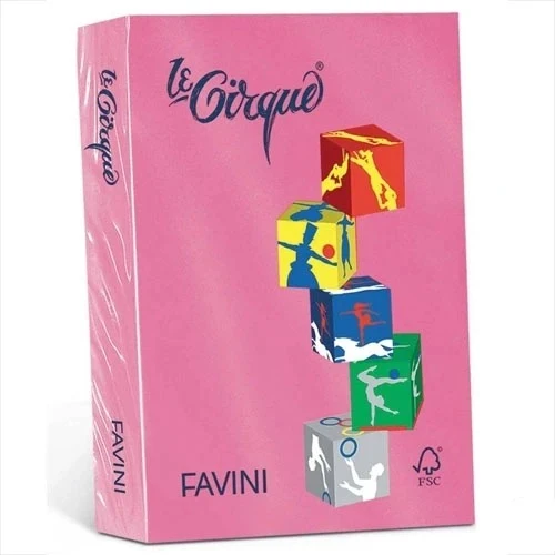 Risma Di Carta Colorata A4 Le Cirque Rosa Ciclamino 160g 250 Fogli