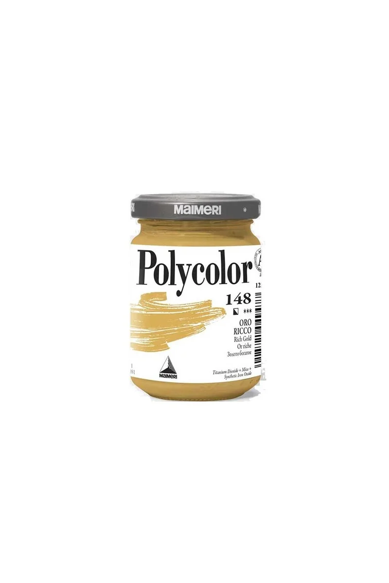 Polycolor 148 Maimeri Oro Ricco Tempera Vinilica 140ml