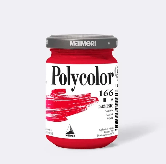 Polycolor 166 Maimeri Carminio Tempera Vinilica 140ml