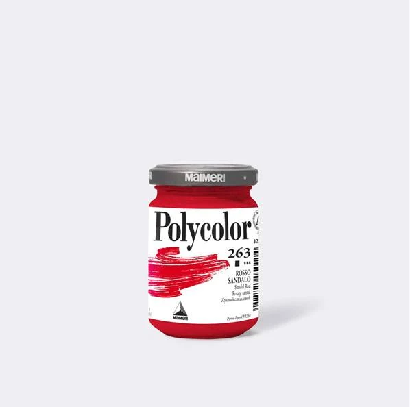 Polycolor 263 Maimeri Rosso Sandalo Tempera Vinilica 140ml