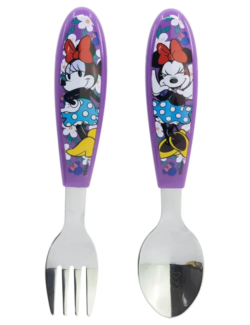 Set Posate In Acciaio Disney Minnie 2pz