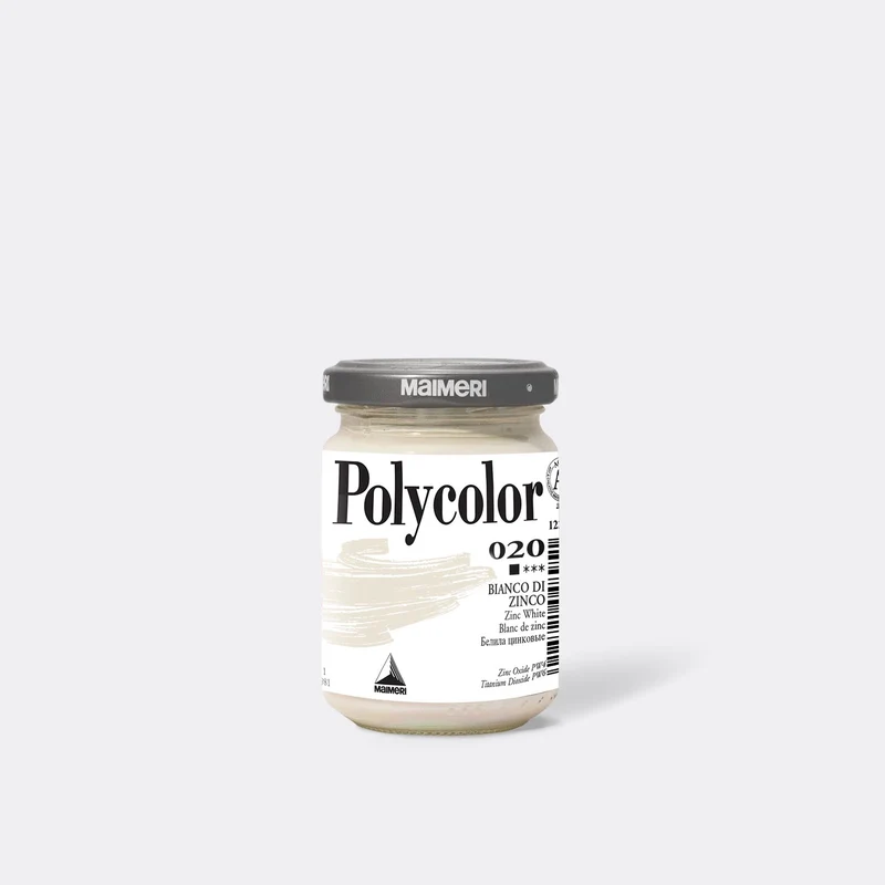Maimeri Polycolor 020 Bianco Di Zinco Tempera Acrilica 140ml