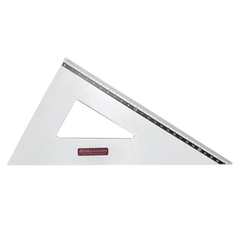 Squadra In Alluminio Fara 26cm 60 Gradi