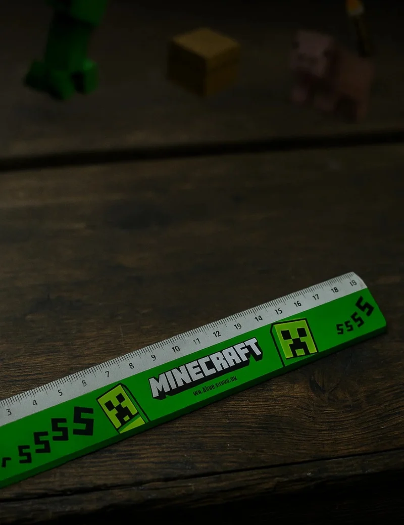 Righello Pixel Minecraft 18cm