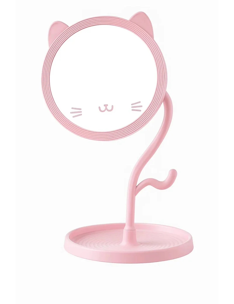 Specchio Da Trucco LED Gatto 30cm